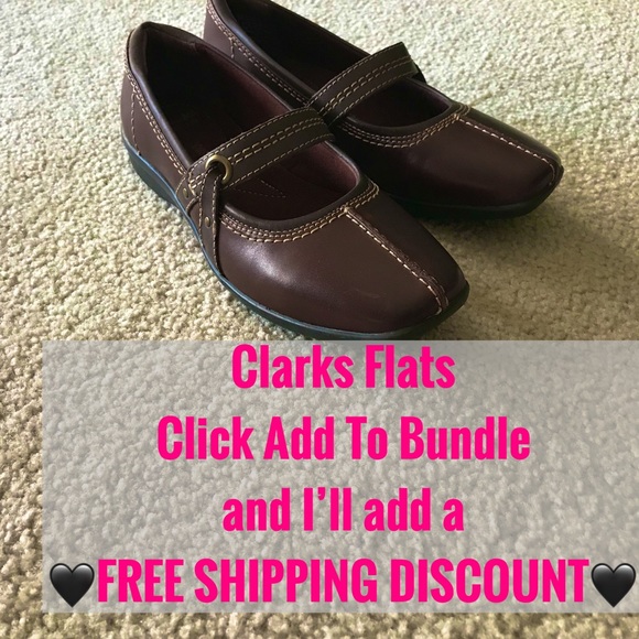 clarks brown mary jane shoes